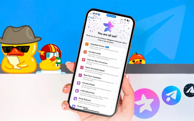 قابلیت های تلگرام پرمیوم